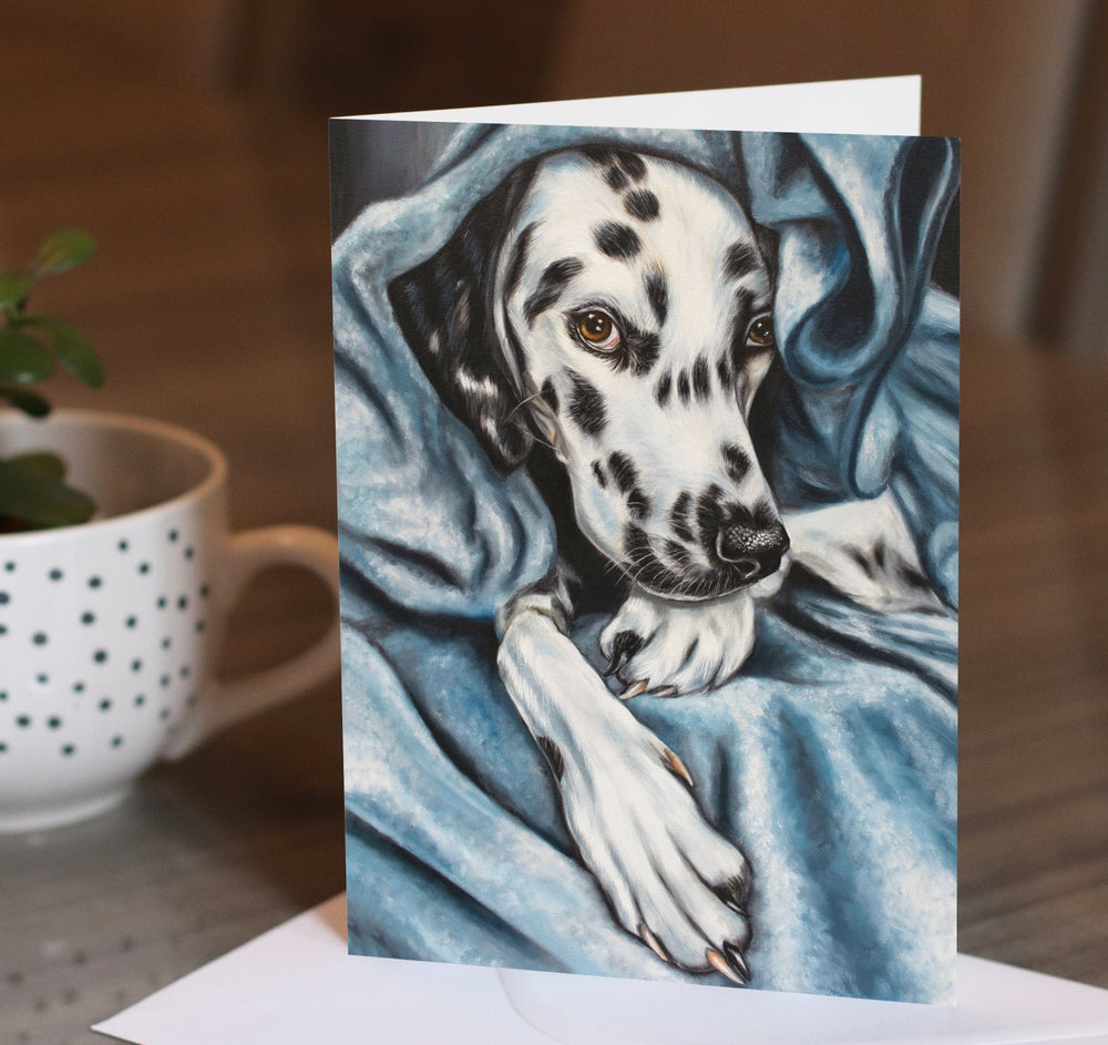 Dalmatian birthday card