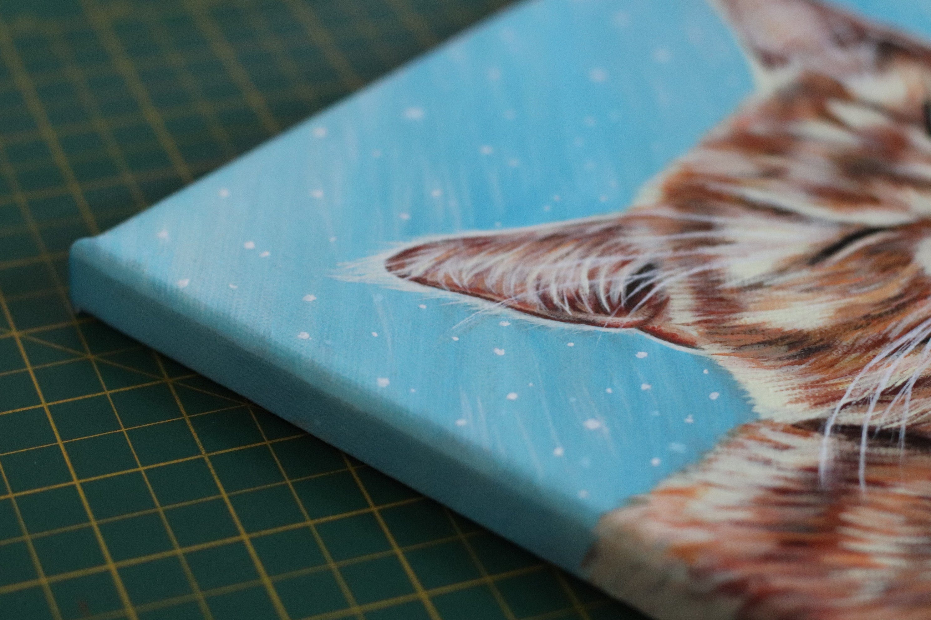 Original Acrylic Painting for Sale – Ginger Cats - "Whiskered Dreams"