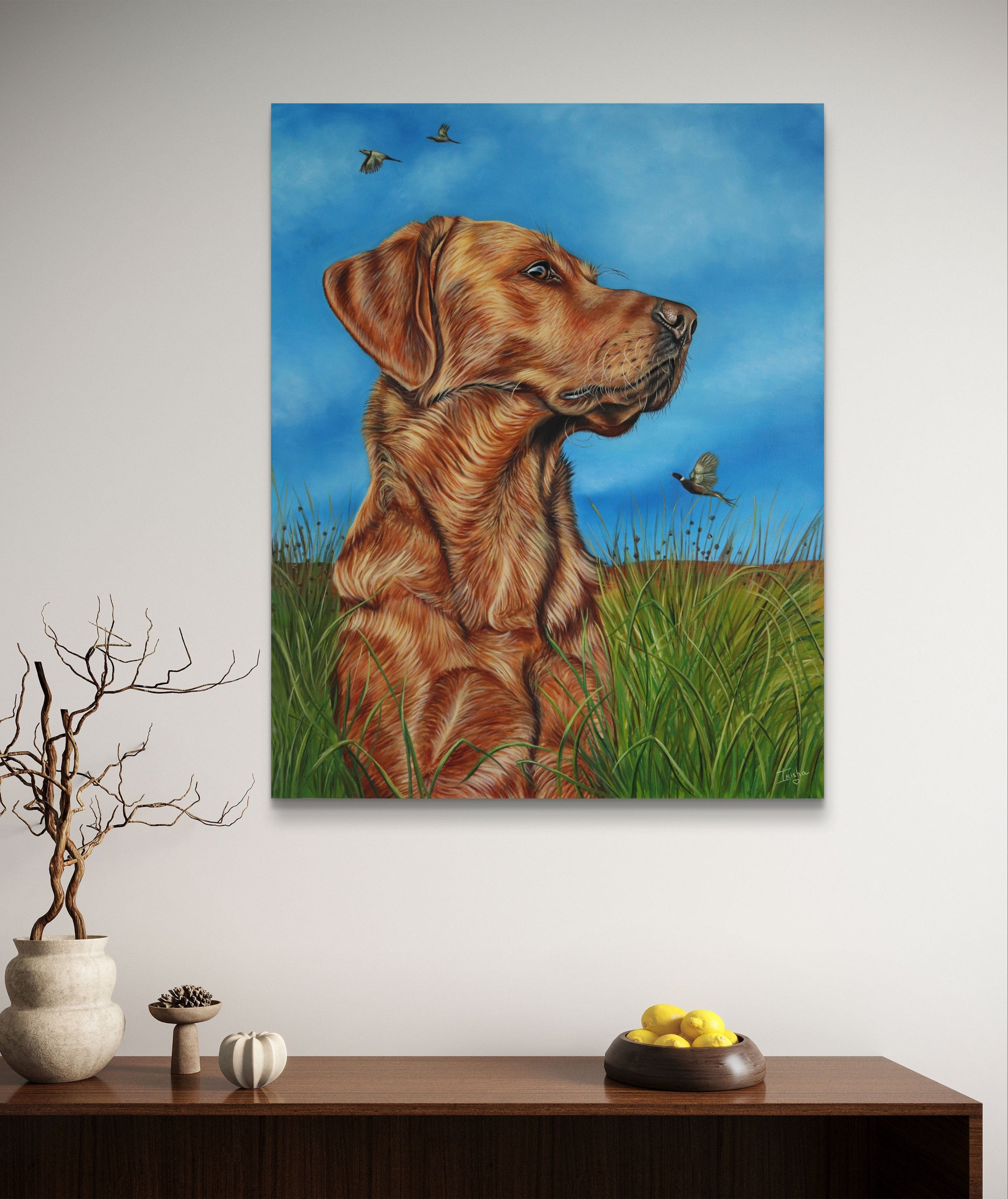 original artwork Labrador Retriever
