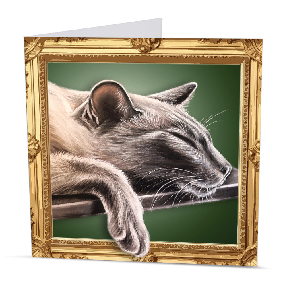 Thai cat greeting card