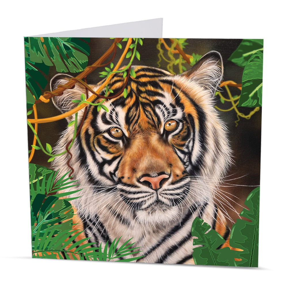 tiger greeting card