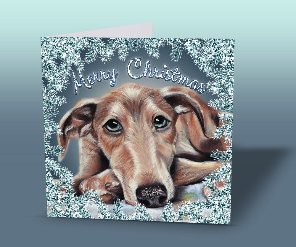 christmas card lurcher