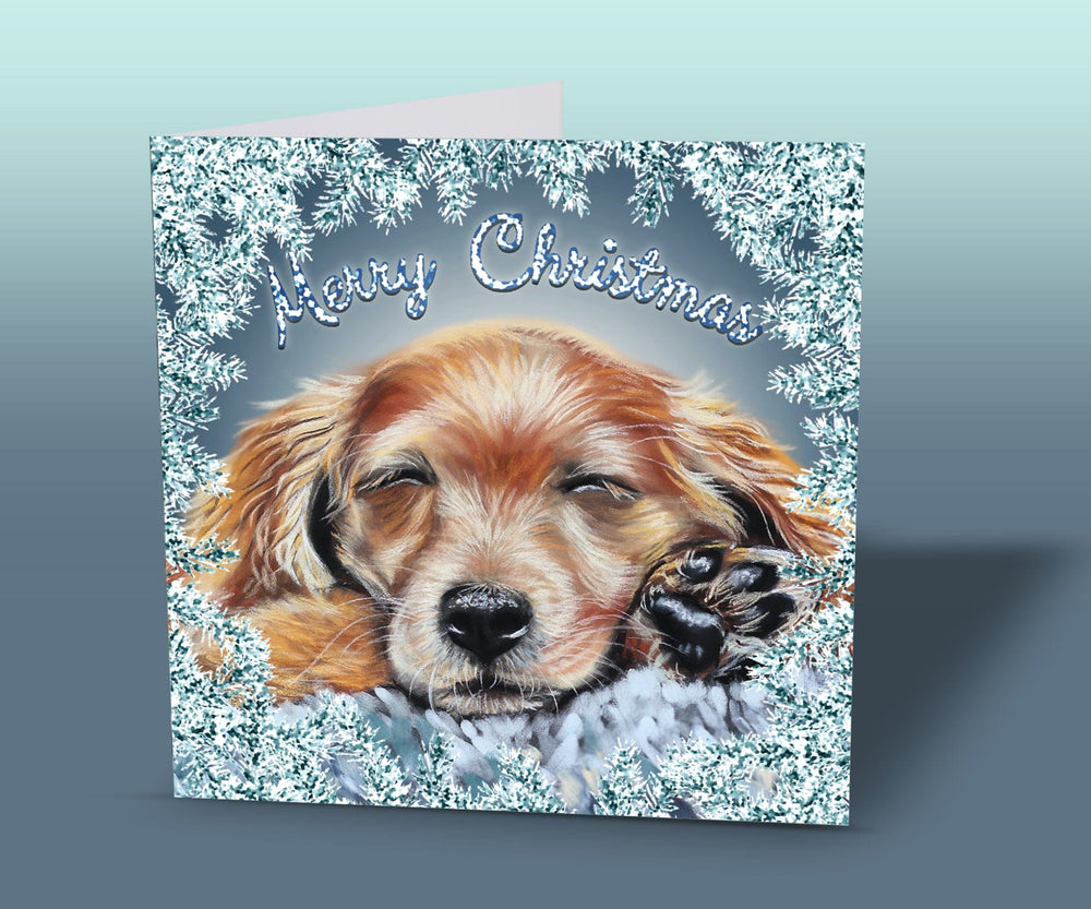Puppy Christmas Card
