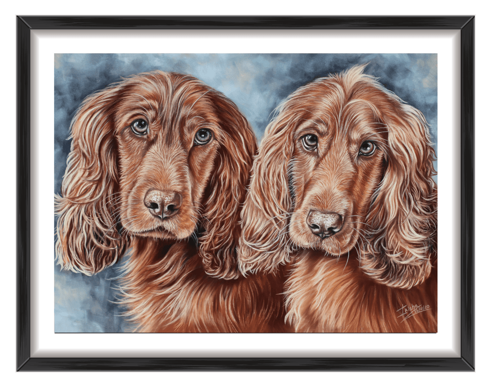 commission custom dog portrait