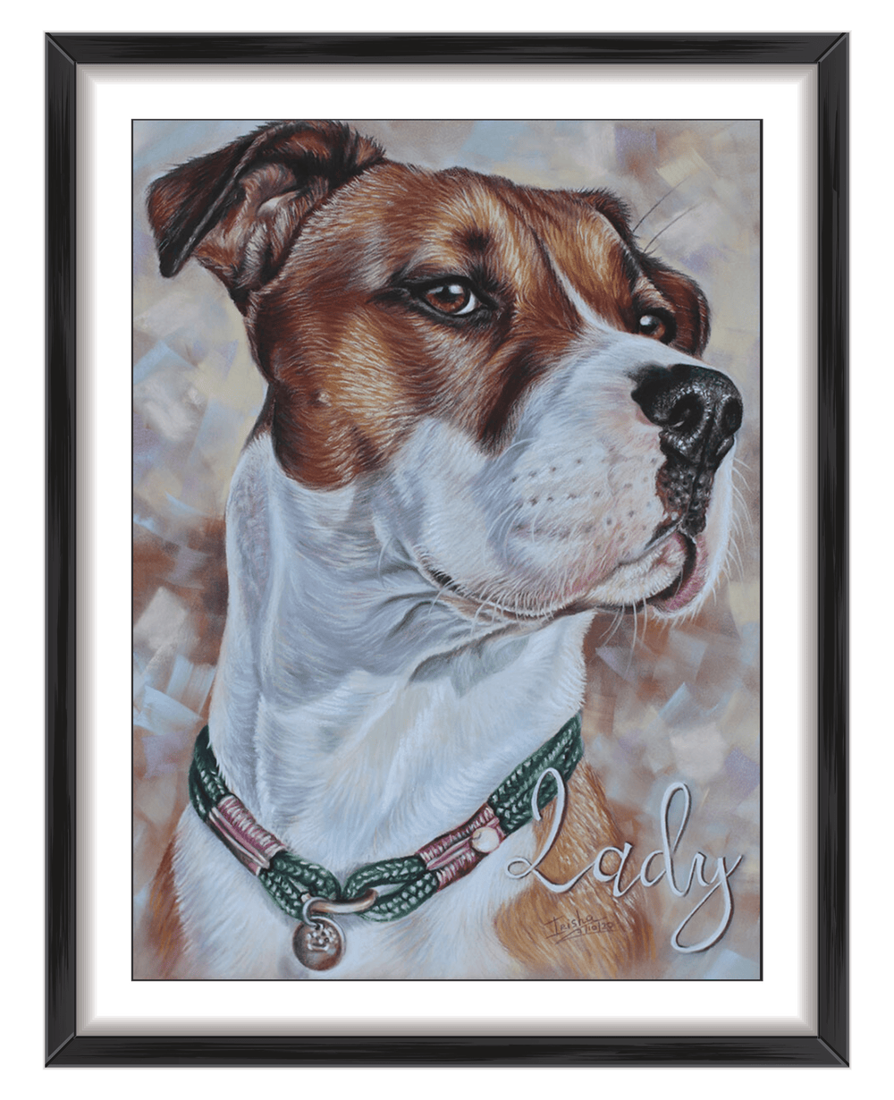 dog custom painting