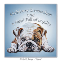 english bulldog birthday card