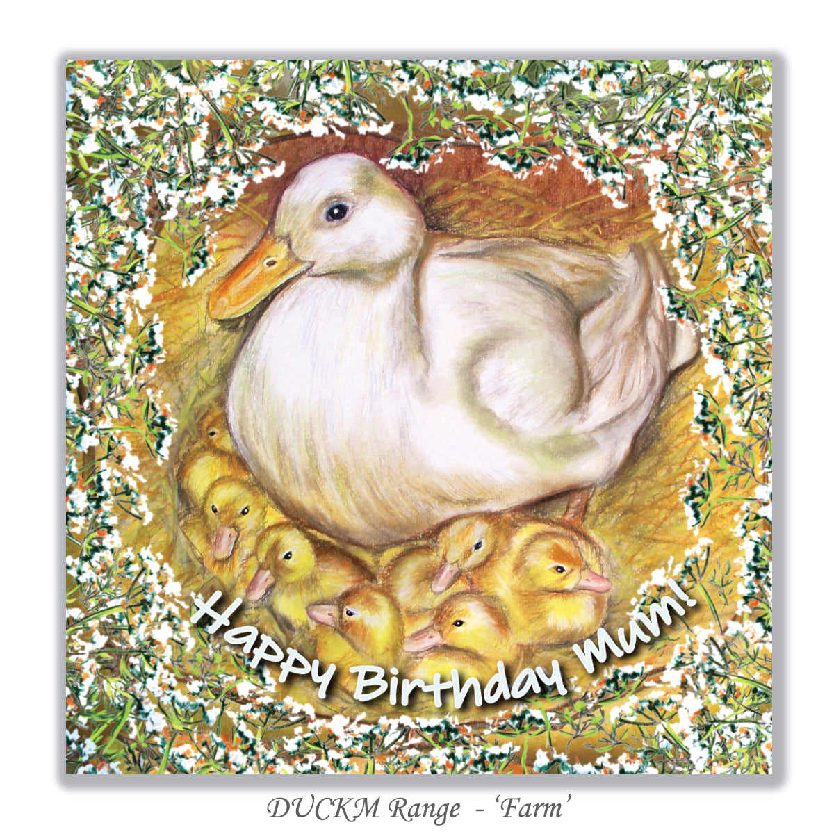 white duck card