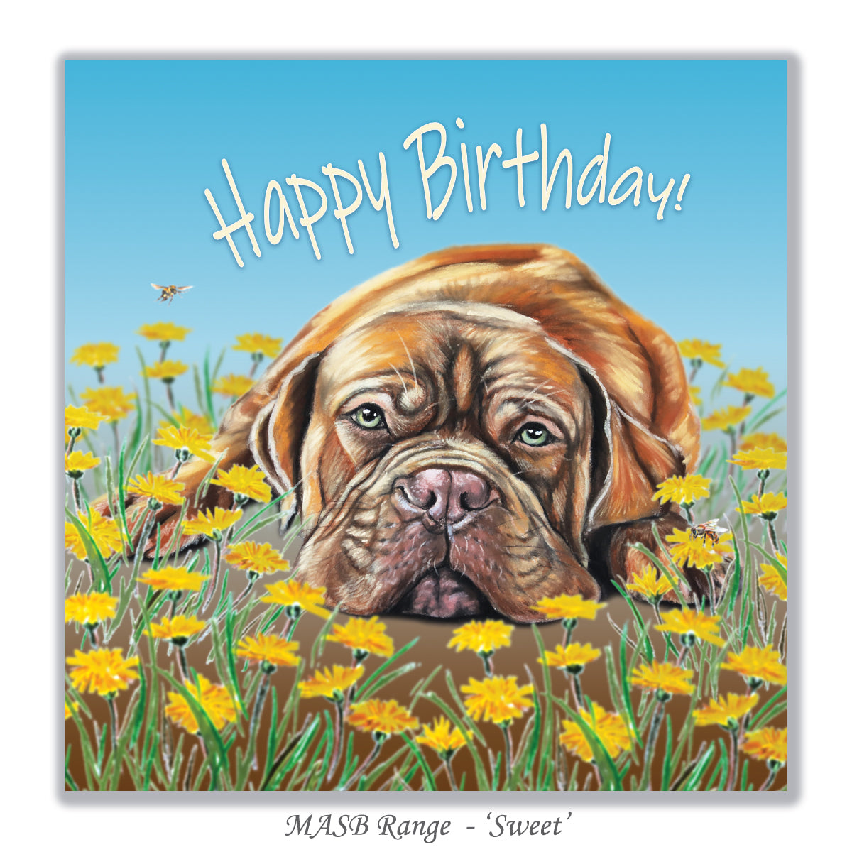 French Mastiff Greeting Card