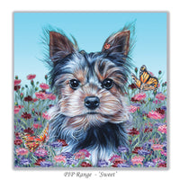 birthday card yorkshire terrier