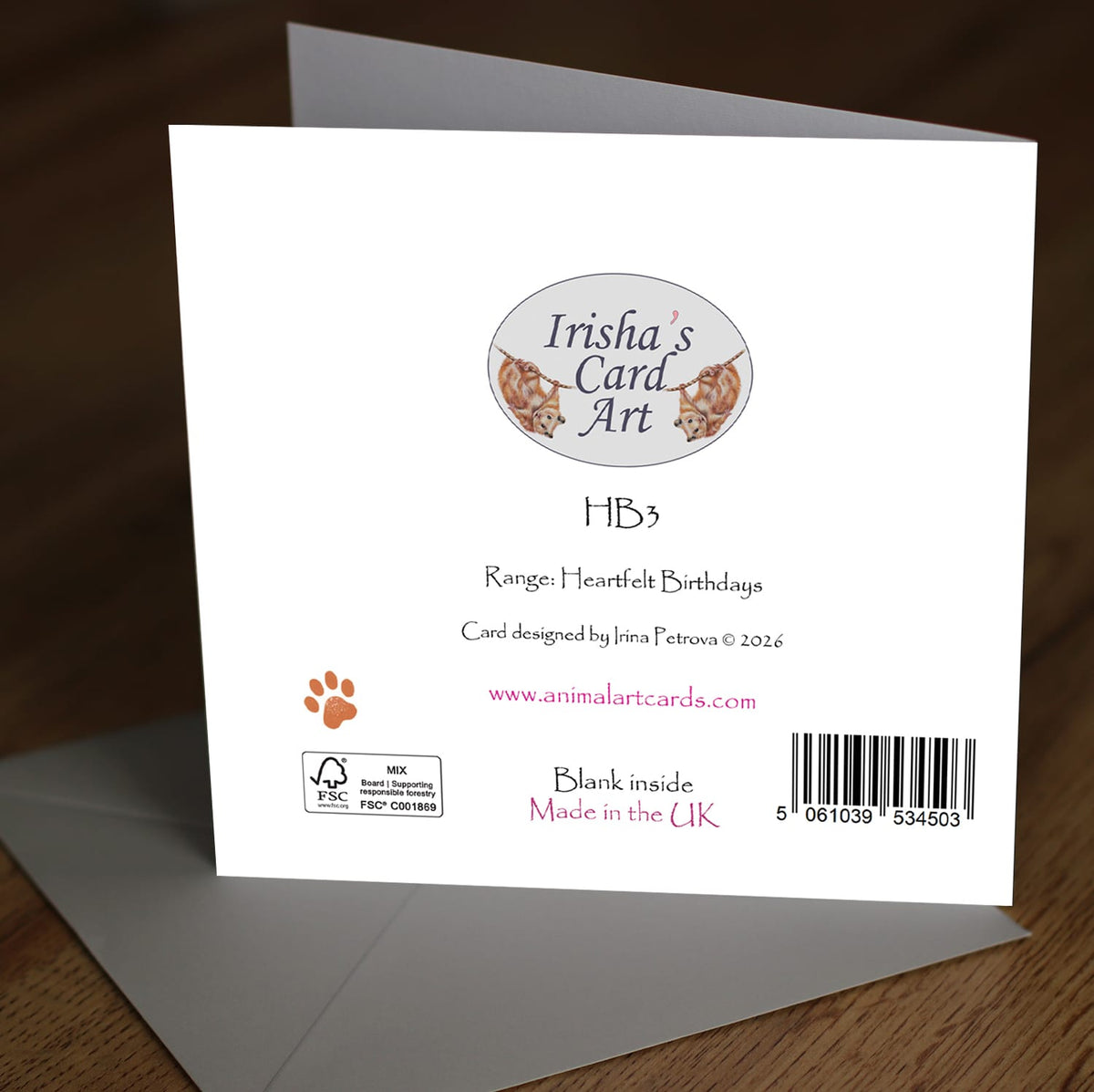 Ginger Cat Birthday Card – Fireside Moments