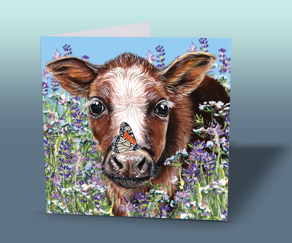 Calf Greeting Card