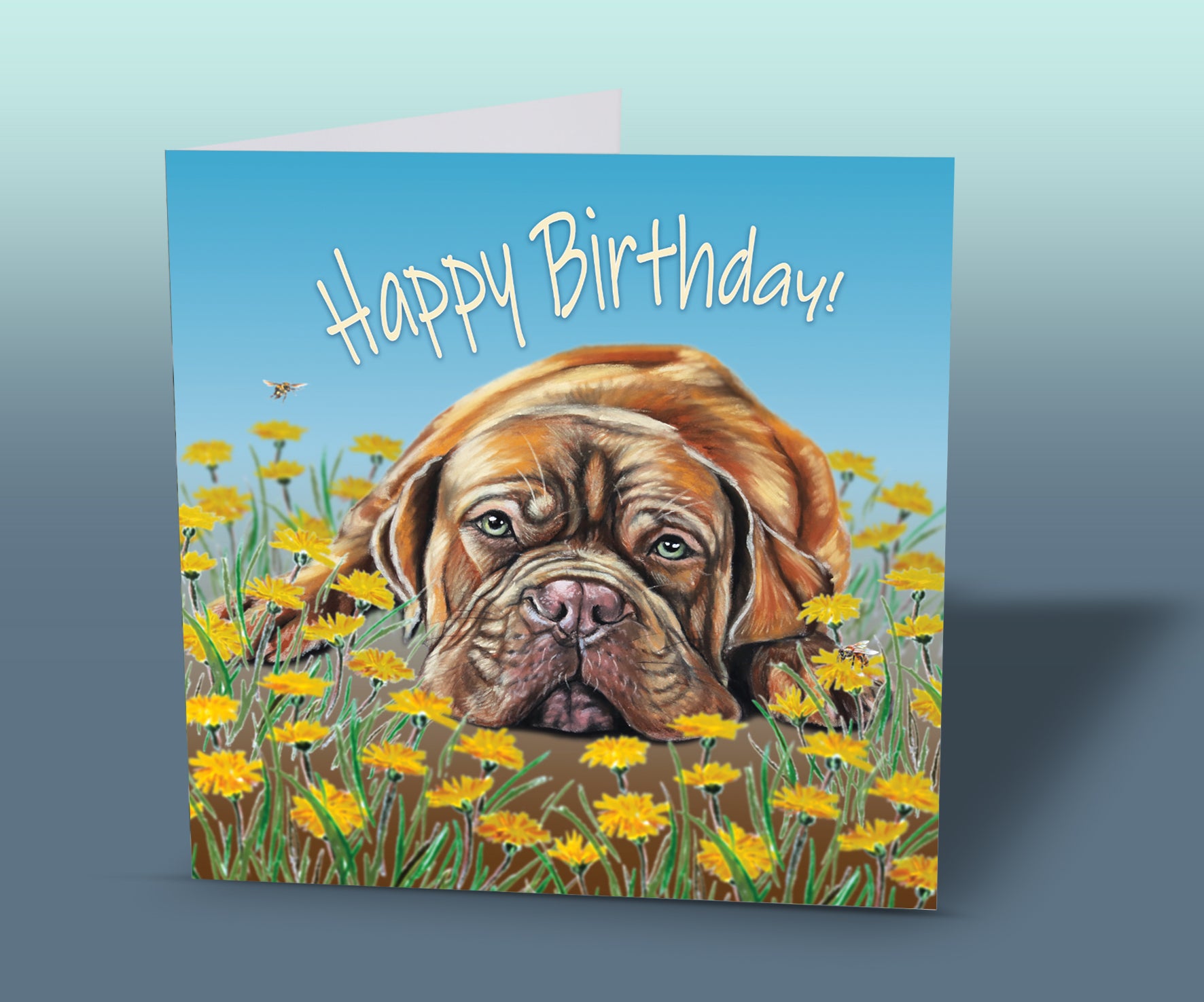 French Mastiff Greeting Card