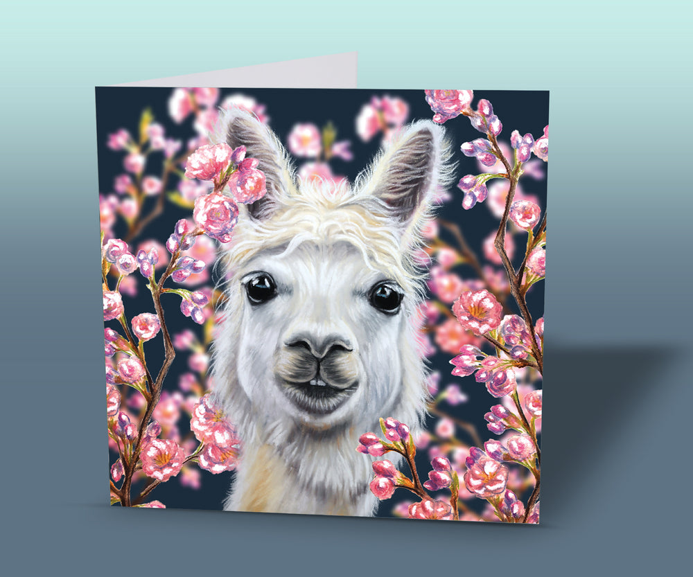 Llama Greeting Card