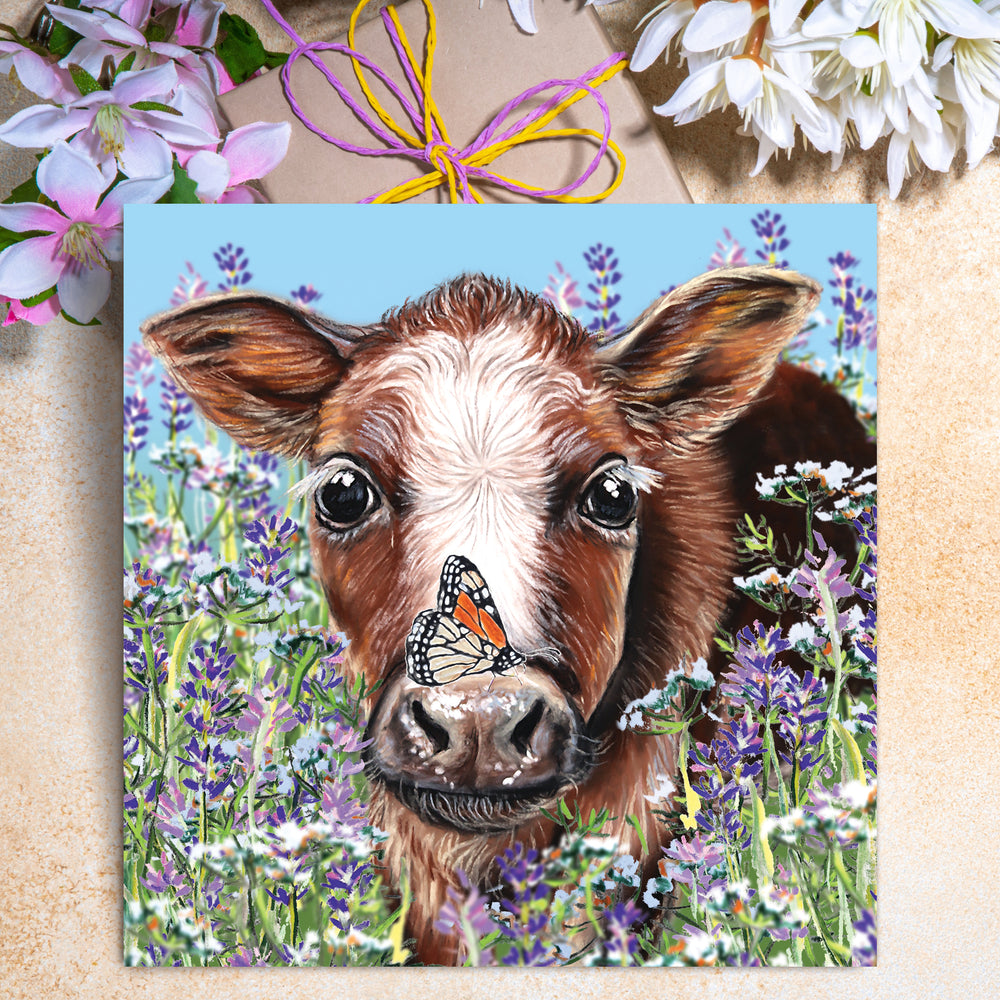 Calf Greeting Card