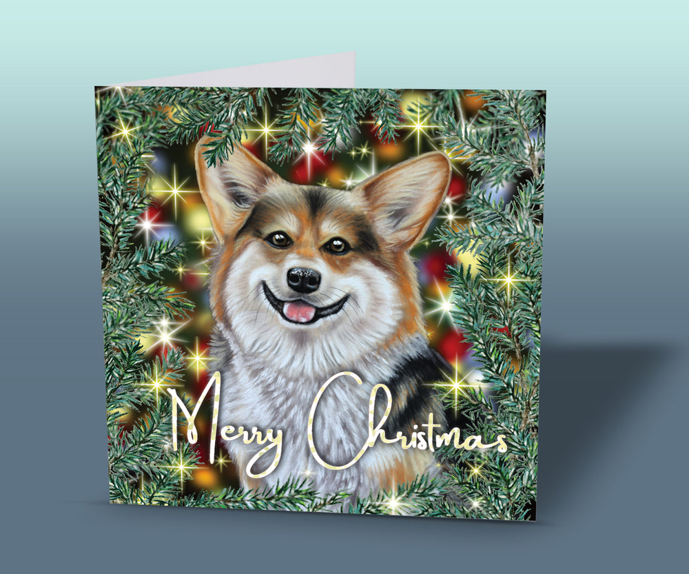 corgi christmas card