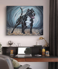 custom dog portraits on canvas
