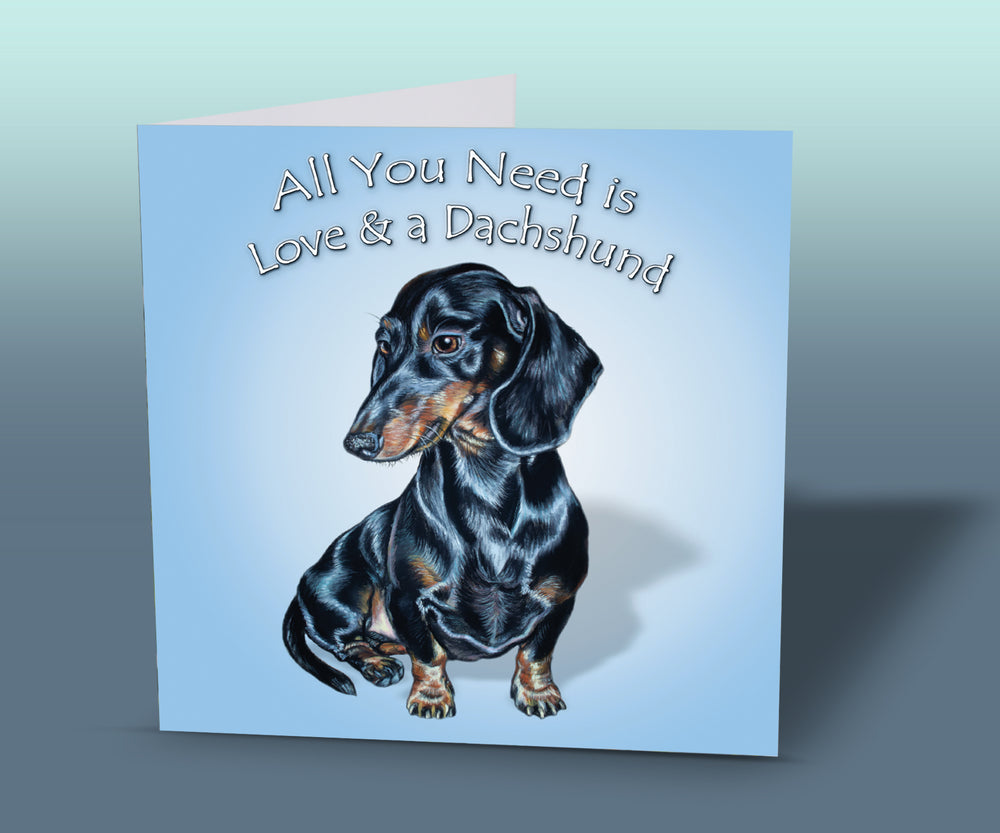 dachshund card