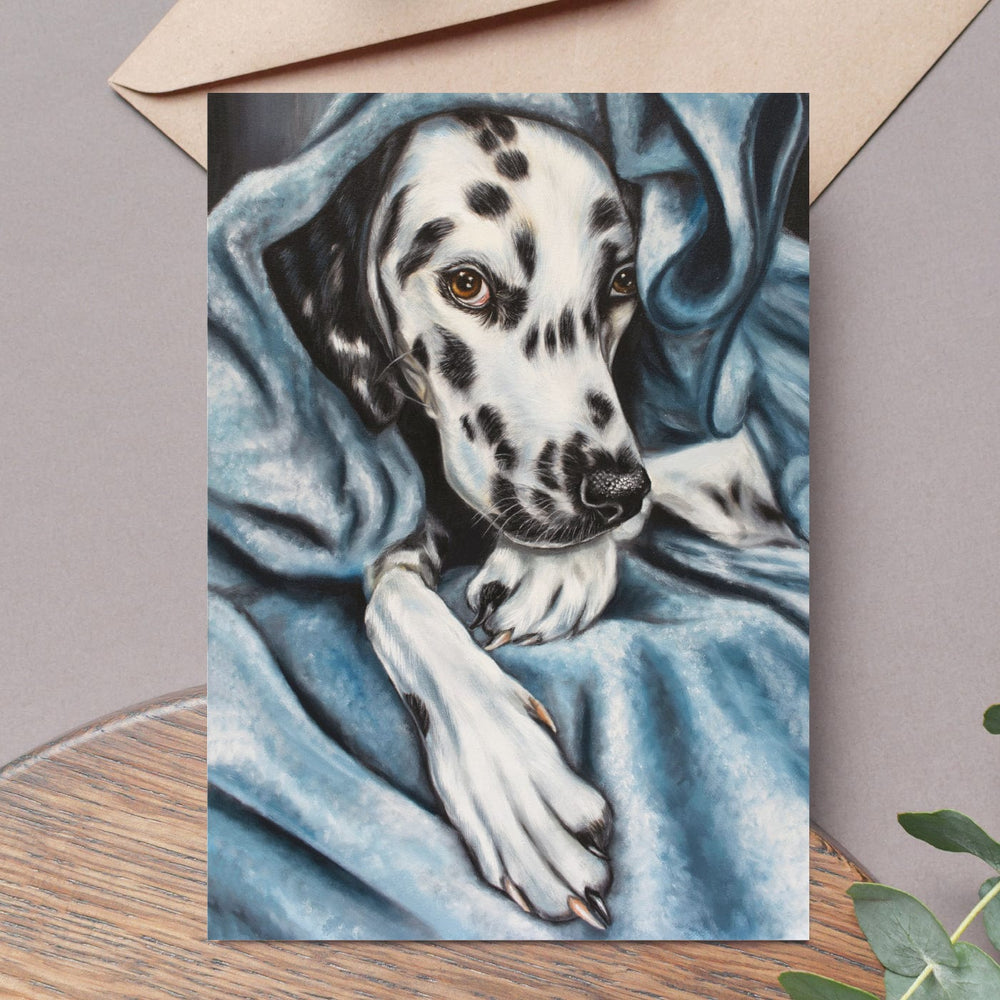Dalmatian fine art greeting card