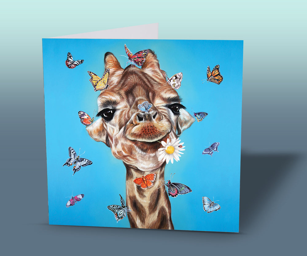 greeting card giraffe