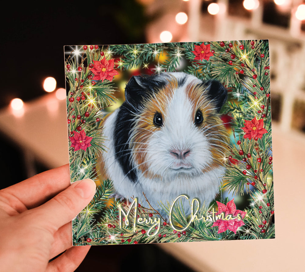 guinea pig card christmas