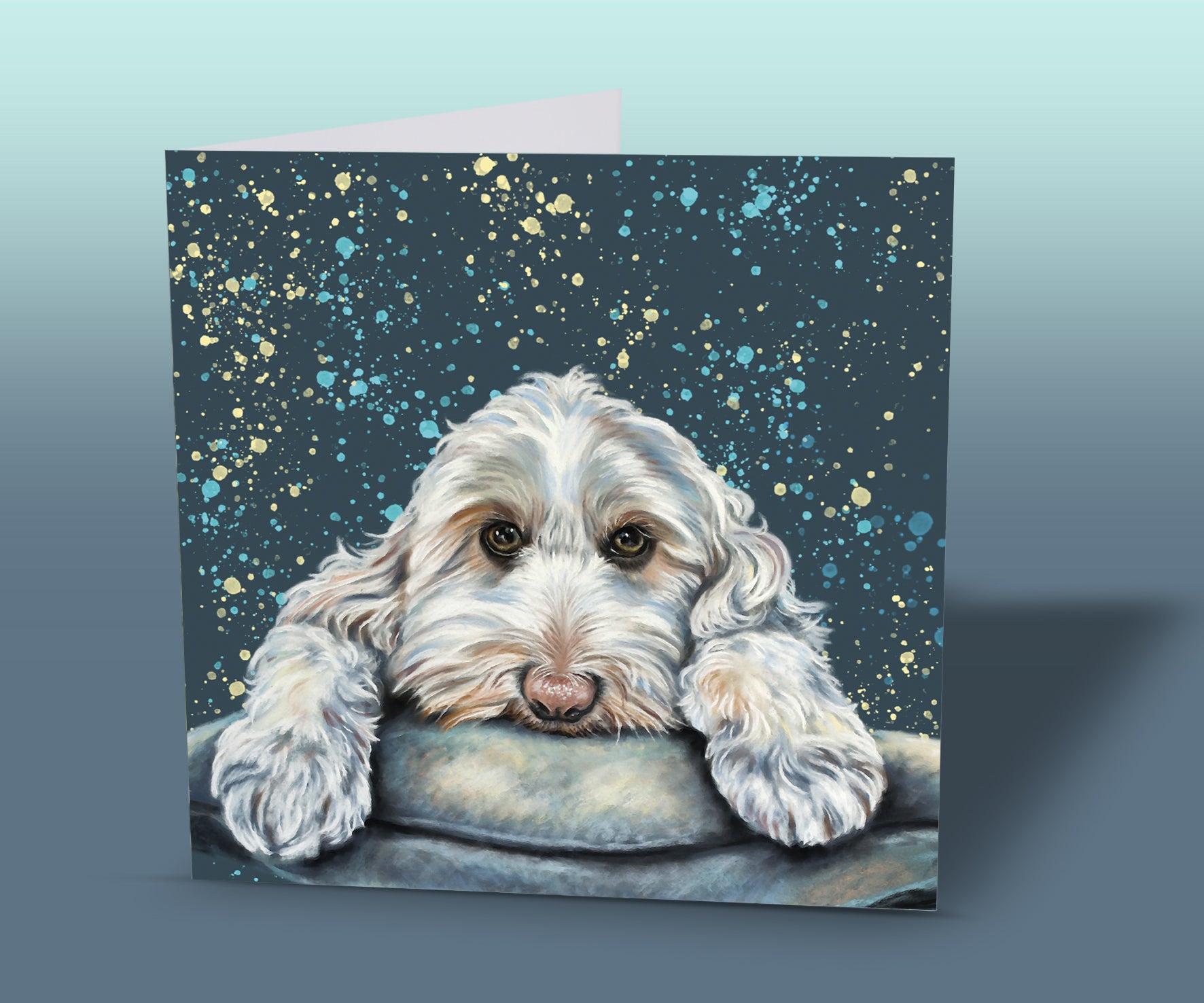 labradoodle card