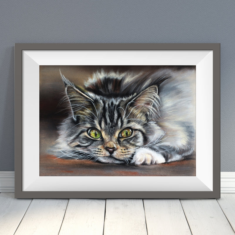 siberian cat wall art