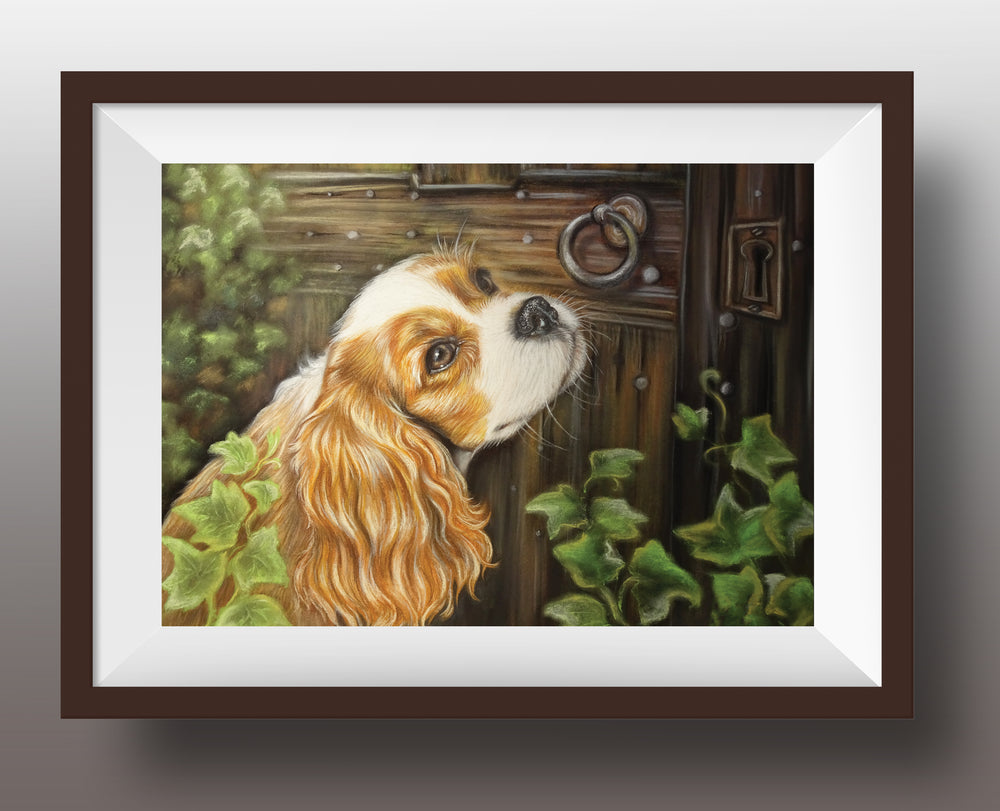 Cavalier King Charles Spaniel art priny