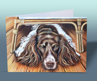 english springer spaniel card