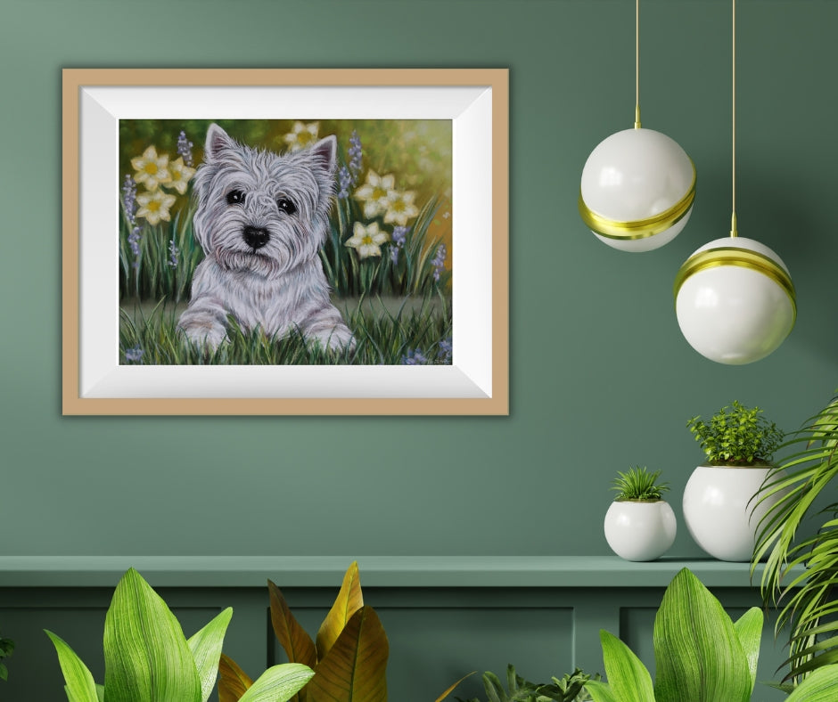 westie original art