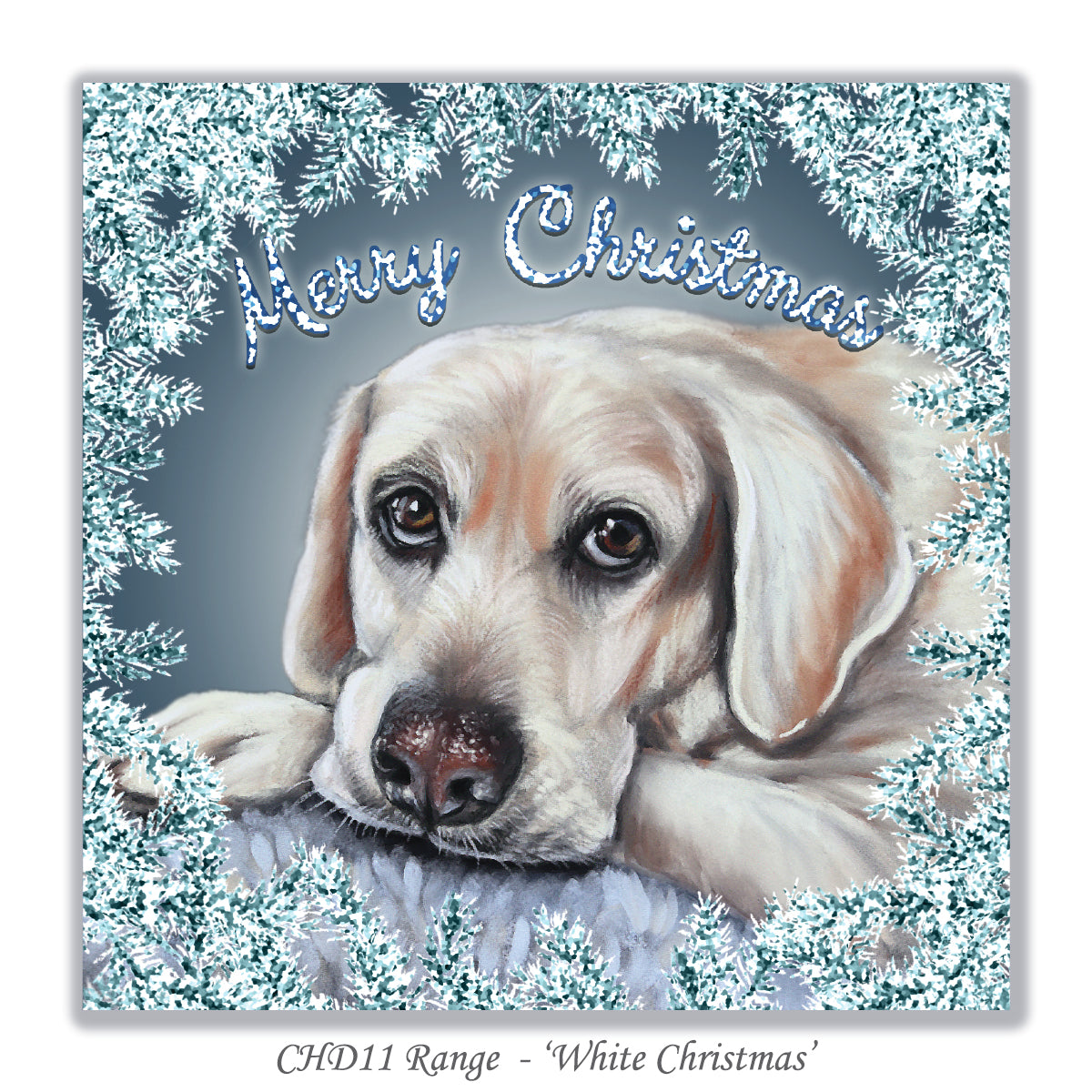 labrador christmas card