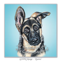 birthday card German Shepherd