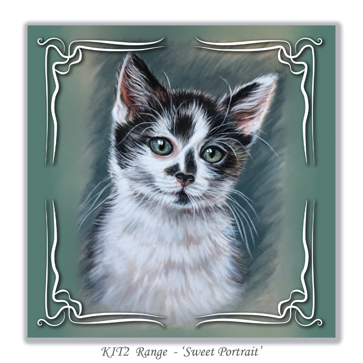 kitten greeting card