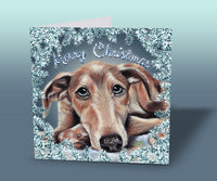 christmas card lurcher