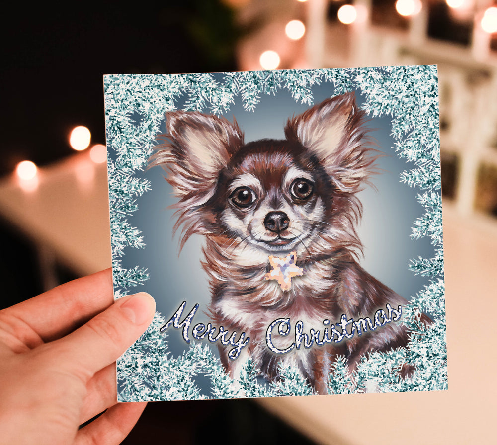 Chihuahua Christmas Card