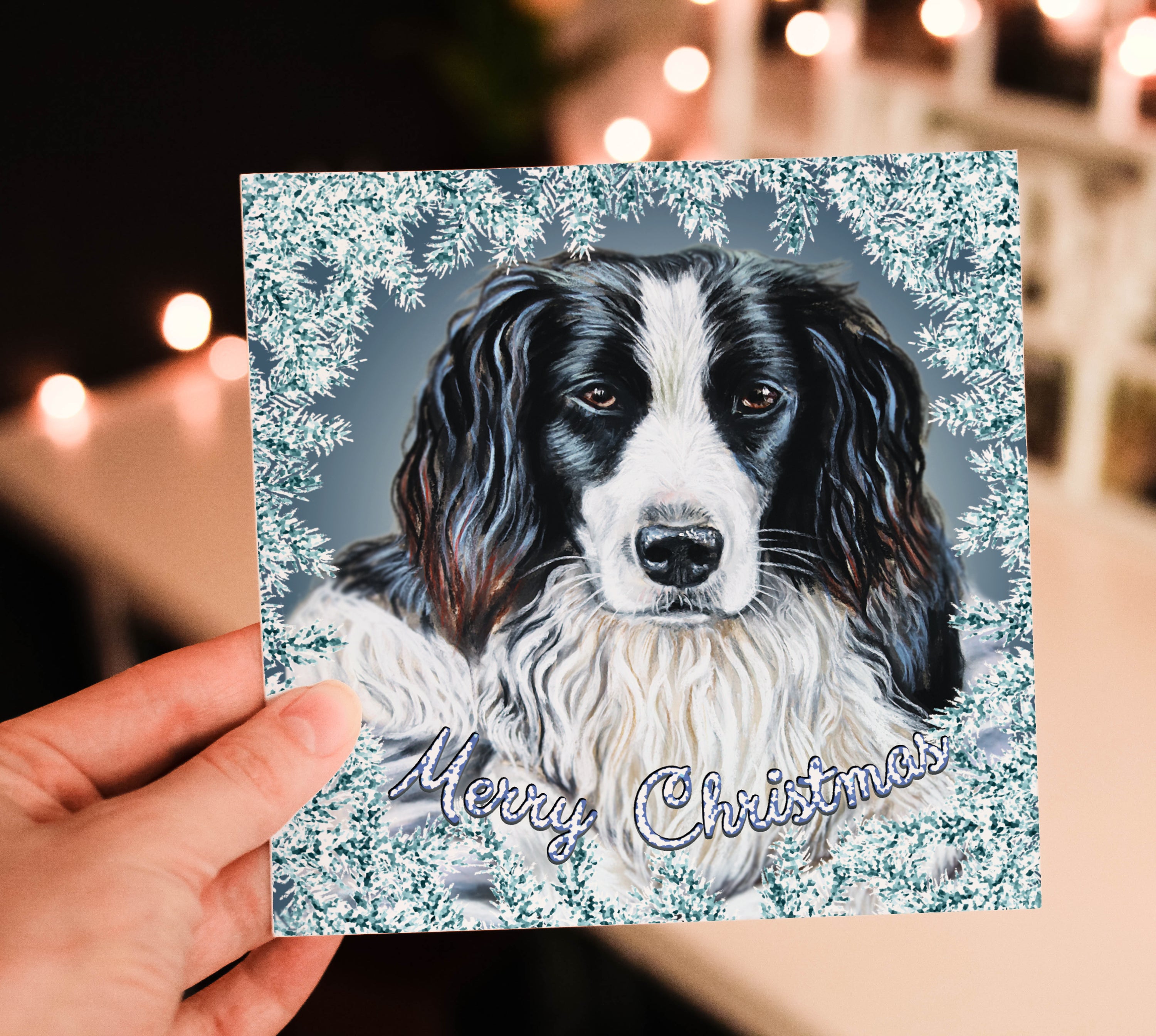 Spaniel Christmas Card