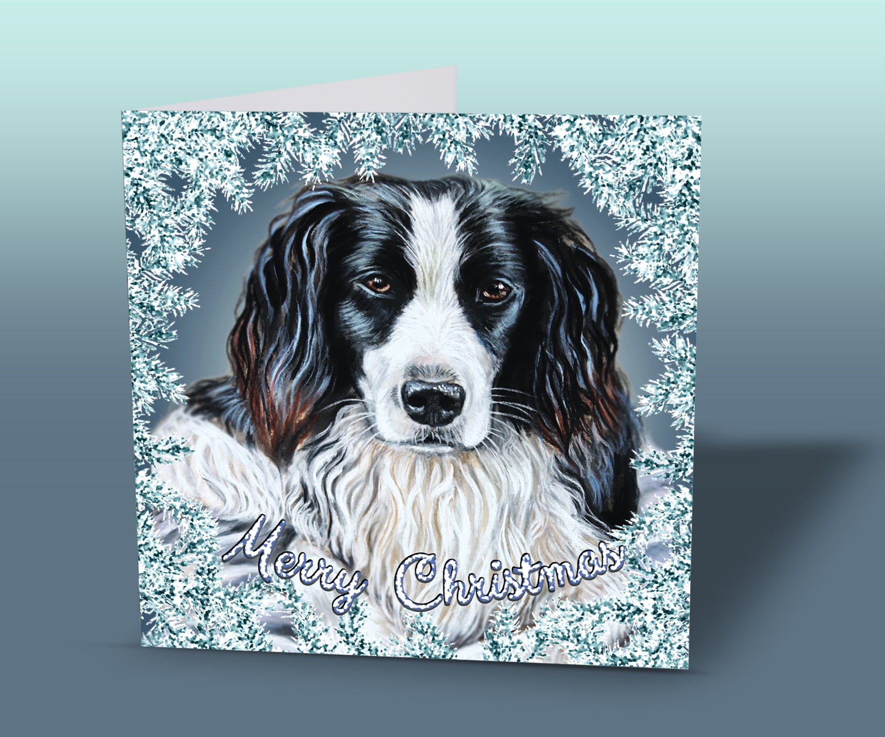 Spaniel Christmas Card