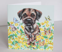 greeting card with dog