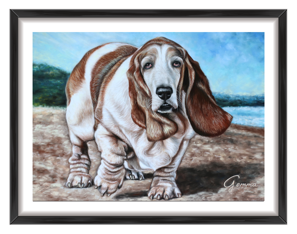 dog custom painting uk