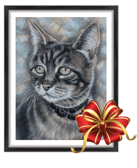 cat portrait gift voucher