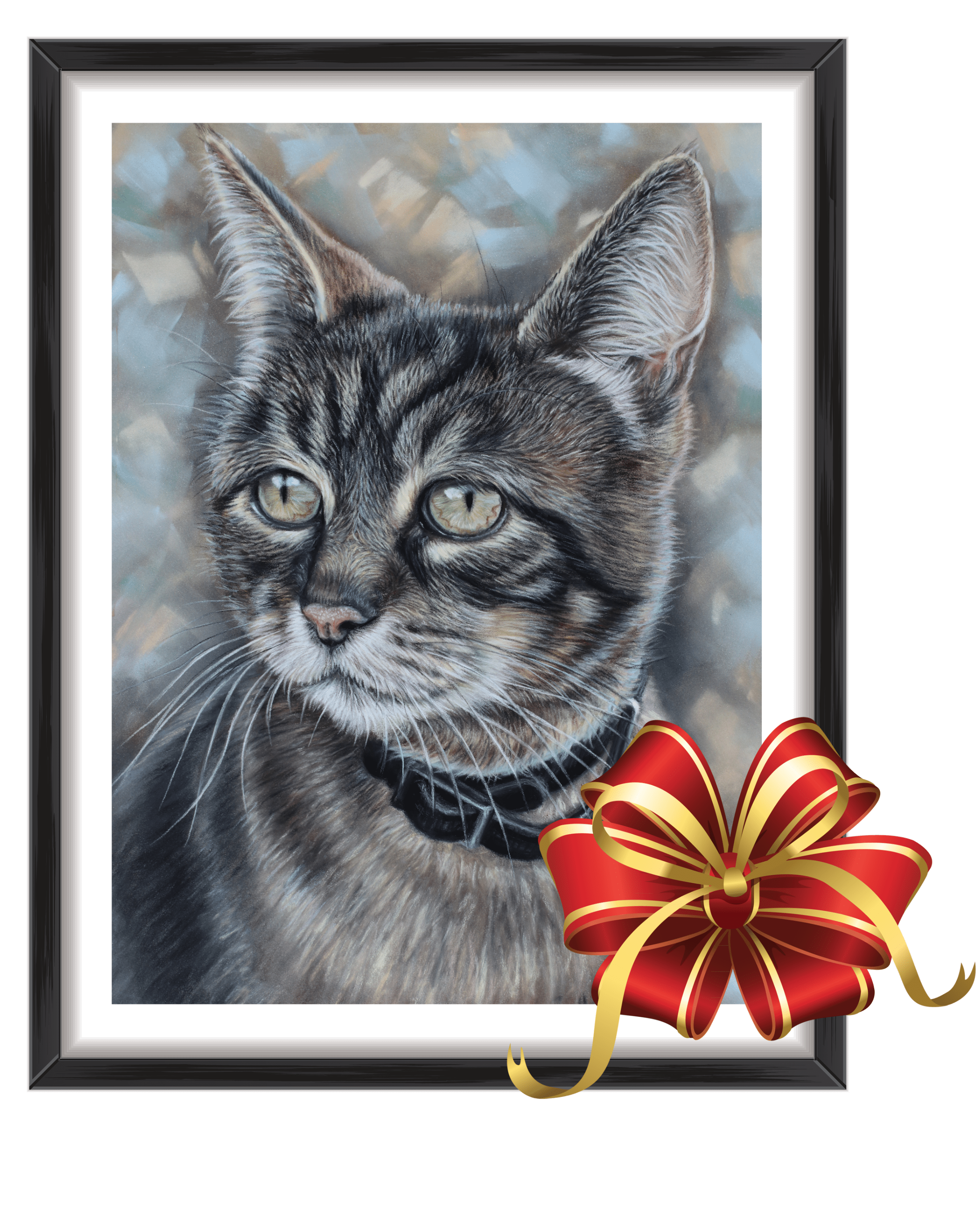 cat portrait gift voucher