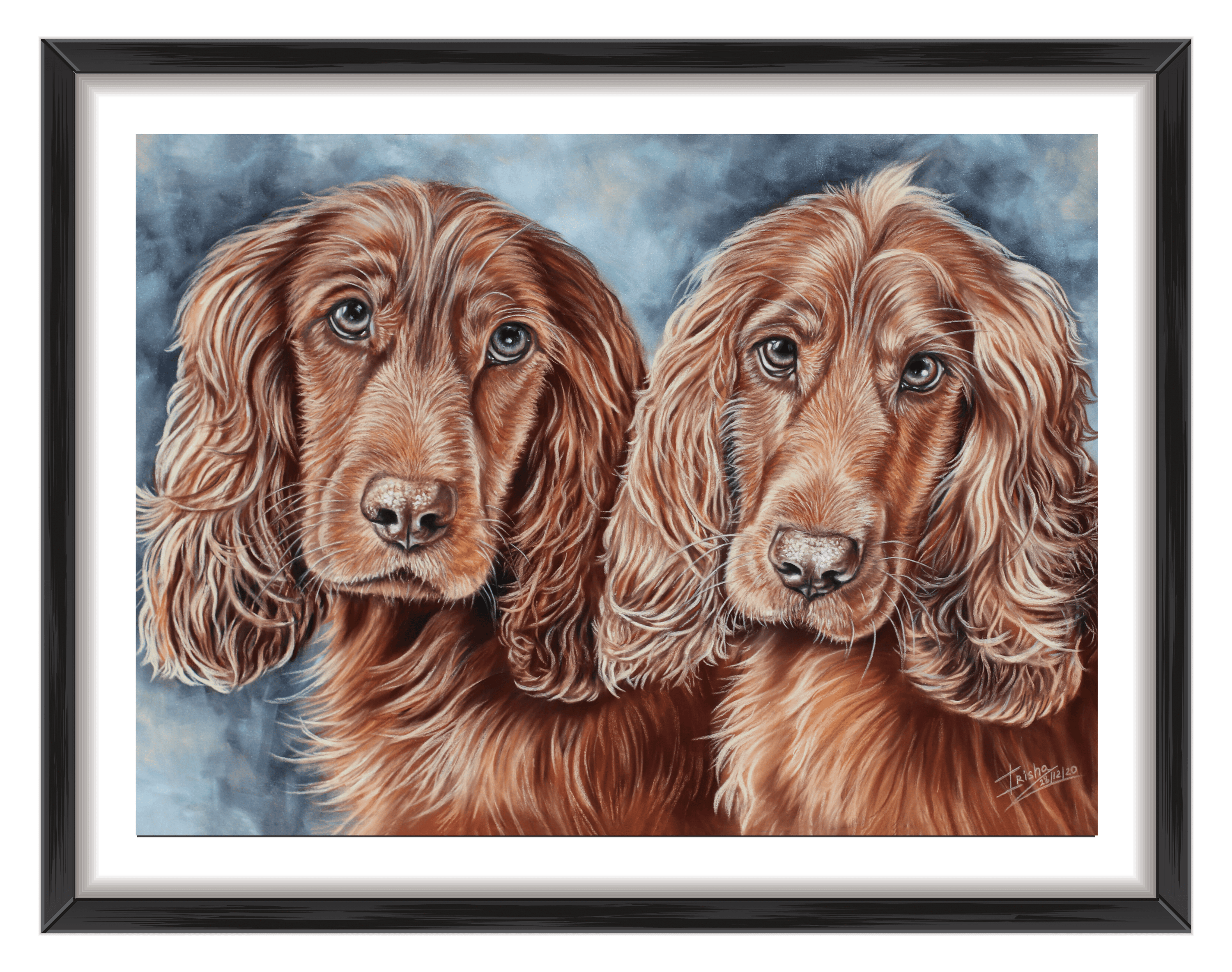 commission custom dog portrait