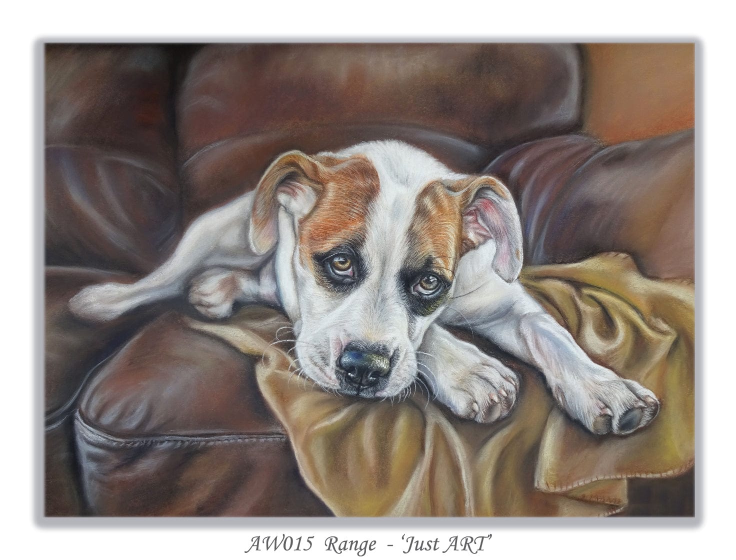 cute dog greeting card
