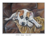 cute dog greeting card