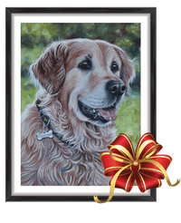 dog portrait gift voucher