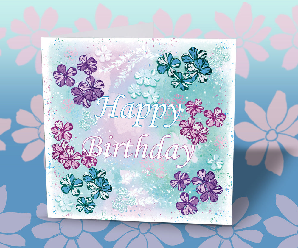 Birthday Flower Card