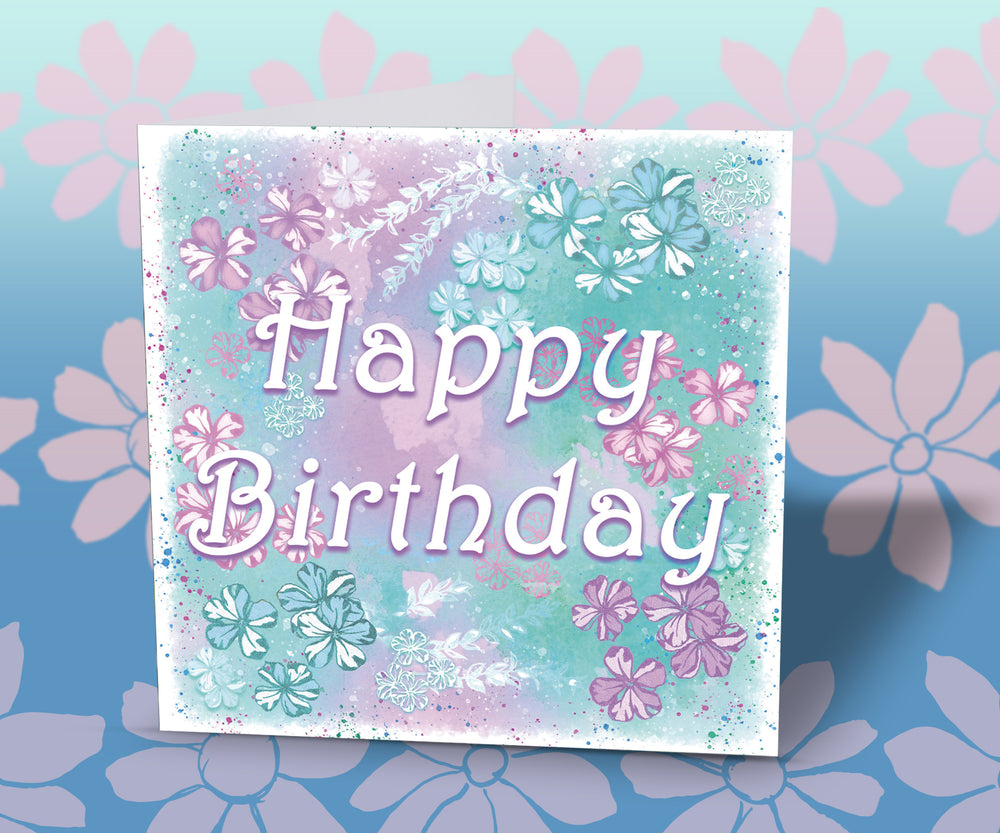 Birthday Flower Card