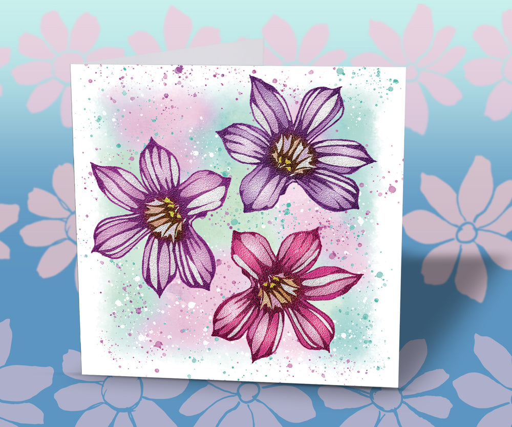 flowers card