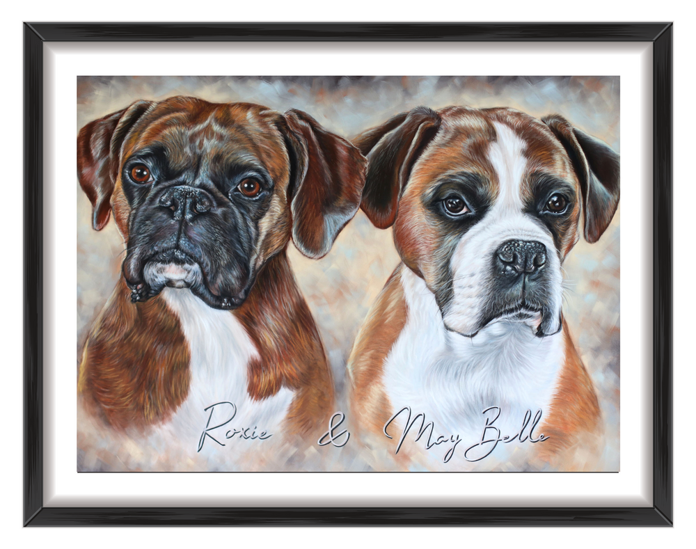 dogs portrait commission uk