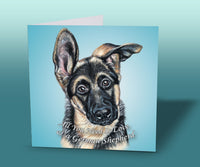 German Shepherd quote card