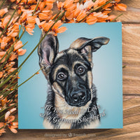 German Shepherd card